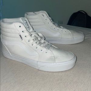 Womens White Vans